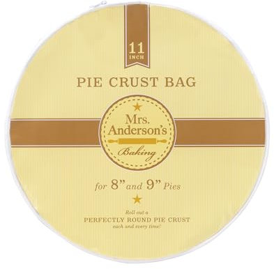 Mrs. Anderson's Baking Easy No-Mess Pie Crust Maker Bag, BPA-frei, rollt 27,9 cm Kruste für 20,3 bis 22,9 cm Kuchen