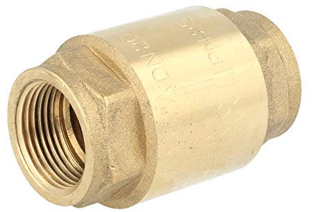 Europa Rückschlagventil 11/4, Messing -20°C bis 120°C, PN 18, IG