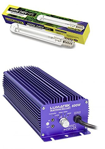 Lumatek Digital Hydroponic Bud Room Grow Tent Kit Dual Spectrum Sodium Lamp Light Lighting Bulb Ballast 600W - 400W 240V