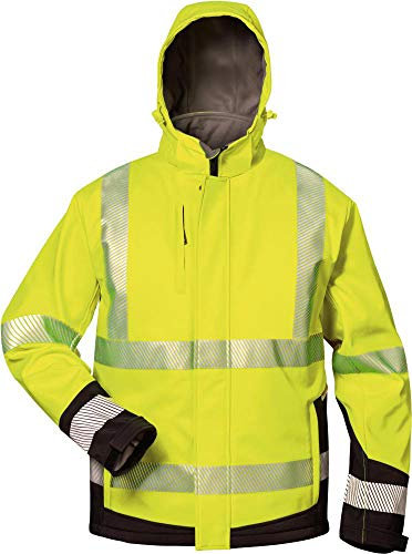 elysee 23426-l Größe groß Melvin Winter softshell-coat – Fluo Gelb/Schwarz