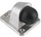 Heavy Duty Oversized 3 Fixing Points Floor Mounted Door Stop ZAS84SS - Satin Stainless Steel