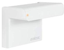Steinel 007577 Bewegungsmelder iHF 3D weiß 160° intelligenter Hochfrequenz-Sensor, mit 1-7 m Reichweite, in 3 Richtungen einstellbar, inkl. Fernbedienung, 2000 W, 230 V