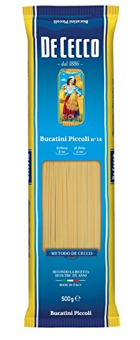 10x Pasta De Cecco 100% Italienisch Bucatini Piccoli n. 14 Nudeln 500g