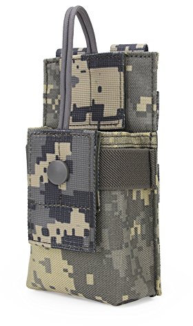 DECHO-C Réglable Tactique Molle Interphone Poche Court Radio Titulaire Tactique Radio Holster Chasse Interphone Sac