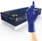 UNIGLOVES PRO.TECT Latex HD GA0014 Einweghandschuhe, puderfrei, Einweghandschuhe, Box mit 50 Handschuhen, Dunkelblau, Größe L