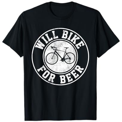 Fahrrad Rennrad Bier Lustig Rennradfahrer Geschenk T-Shirt