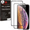 TECHGEAR [2 Pack Screen Protectors Compatible with Apple iPhone 11 Pro Max, [FULL Screen Adhesion] & [Full Coverage] 3D GLASS Edition Tempered Glass Screen Protectors Guards Covers - Black