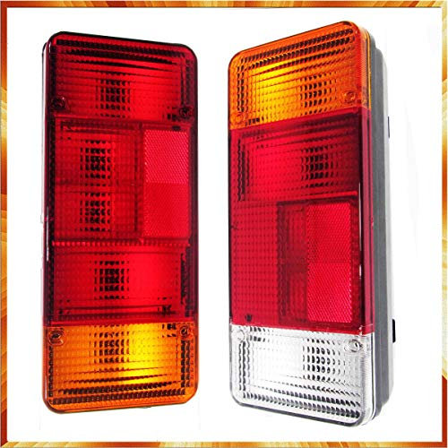 Easy Link Lot de 2 feux arrière pour camion - Pour remorque - Certifié E - 2005 - 12 V/24 V - Châssis Daily/Boxer/Ducato/Jumper