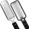 Lima de pedicura – 2 piezas de acero inoxidable colosal para pies, removedor de piel muerta para pies, herramientas profesionales de pedicura lavables y reutilizables