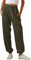 Nuofengkudu Damen Sporthose Laufhosen Jogginghose Gummibund Sweathose mit Taschen Trainingshose Stoffhose High Waist Hosen Bequeme Lockere Lässige Freizeithose Loungewear Outdoor(Dünn-Grün,S)