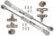 KOTARBAU® 2er Set Klappenbeschlag Gasdruckfeder Silber Gasdruckdämpfer Möbel Stoßdämpfer Küchenschrank Gasfeder Dämpfer Schranktür Softclose Türdämpfer Tür Dämpfung 150 N