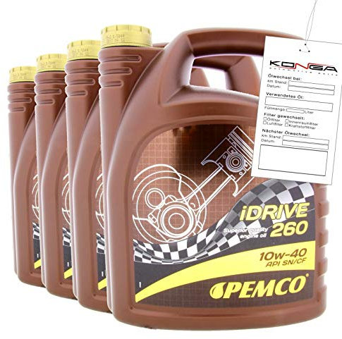 20 Liter PEMCO SAE 10W-40 iDrive 260 Motoröl - Classic Motorenöl Schmierung