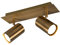 Trio Leuchten Spotbalken Marley 802400204, Metall Altmessing, exklusiv 2x GU10