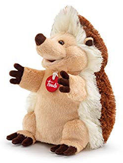 Handpuppe Igel Trudi | Puppen und Plüschpuppen für das Trudi-Theater. Kinderspiel. Geschichten erzählen und erschaffen. Dekorativer Plüsch. | 16x25x21cm Größe S | Puppets | Modell TUDH1000