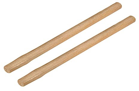 sourcing map 2 Pack 28 Hammer Hölzern Griff Lang Holz Ersatz für Vorschlaghammer Oval Loch