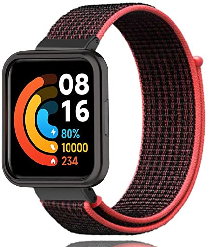 Keecuty Cinturino in Nylon per Redmi Watch 2 lite/Xiaomi Mi Watch 2 Lite, Bracciale Elastico Nylon Braccialetti Cinturino per Redmi Watch Lite2/Mi Watch 2 Lite