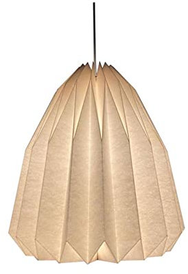 Origami Design Papier Lampenschirm, Nordische Kreativpapier Lampenschirm Deko Papier Laterne Deckenlampen Shade Folding Pendelleuchte Kunst Dekor