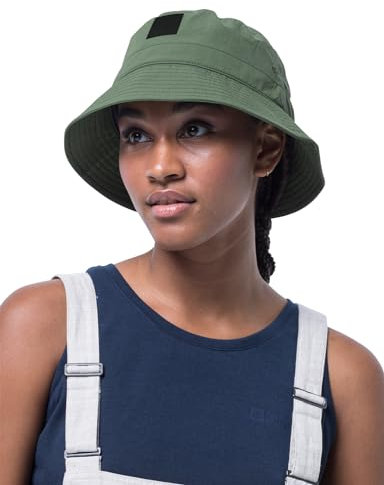 Jack Wolfskin Unisex LIGHTSOME Bucket HAT Sonnenhut, Greenwood, ONE Size