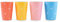 Joules Outdoor Dining Set of 4 Melamine Picnic Bee Design Drinking Cups, Great for picnics