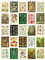 Artery8 50 Pcs Botanical Aesthetic Haeckel Colourful Collage Kit Wall Art Prints A6 Set Pack 14.8 x 10.5 cm (5.8 x 4.1) Bedroom Wall Home Bathroom Pictures Sea Art