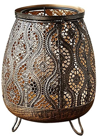 Portacandele Porta di Candele in Ferro battuto in Ferro battuto Country House Table Decoration Porta della Candela for Matrimoni Lampada a Vento Candele Porta Portacandele Decorativo