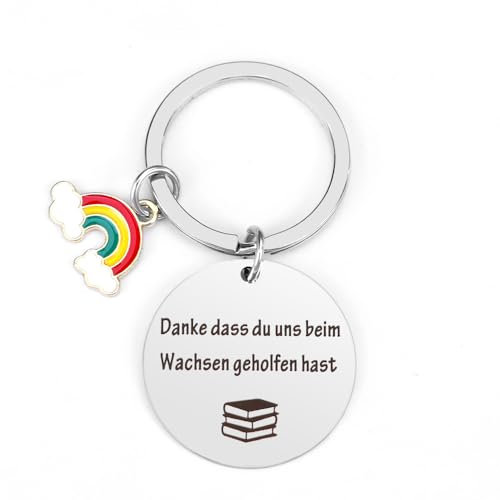 Yilousy Lehrer Geschenk, Geschenke für Lehrer, Lehrer Geschenk Weihnachten, Schlüsselanhänger Lehrer, Erzieherin Geschenk zum Abschied, Lehrer Geschenkideen, Abschiedsgeschenk Lehrer
