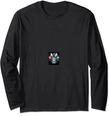 Osterhase Ballon Langarmshirt