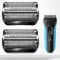 32b Scherkopf für Braun Series 3, Scherblatt Kompatibel mit Braun Series 3 Proskin, Ersatzscherkopf für Braun 3040s 3020s 3010s 3050s 3070cc 3080s, Zubehör für Braun Elektrorasierer S3【2 Stück】