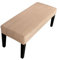 Lollanda Universal-Bezug für Esszimmer-Bank, Stretch Dining Bench Cover, Elastische Stretch Husse für Hotel, Bankett, Restaurant, Wohnzimmer, Schlafzimmer (GreyBrown-A)