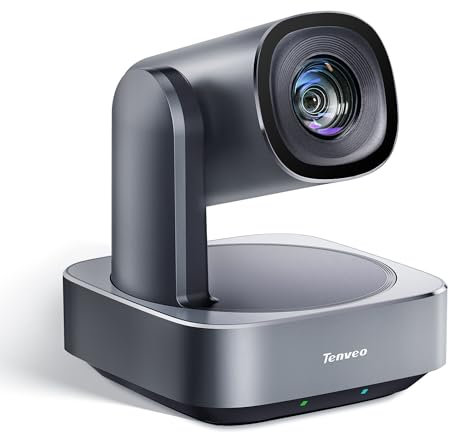 Tenveo 20X Optical Zoom PTZ Conference Camera USB3.0/HDMI FHD 1080P 60FPS Video Conference Camera Wide Angle for Meeting Church Worship Live Streaming Events Education Zoom Teams Skype OBS
