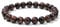 Landorilo Handmade Echte Naturstein Perlen Heilsteine Armband Damen Herren, 8MM Runde Edelsteine Yoga Armbänder, Glücksarmband, Kreative Schmuck Geschenke(Rotes Tigerauge)