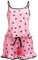Satohom Femme Ensemble de Pyjama Imprimé Forme Coeur en Soie Glacée Deux Pièces en Satin de Soie, Chic Sexy été Caraco avec Shorts Nuisette Lingerie Nuit Col en V Cami Doux Pyjashort Sets