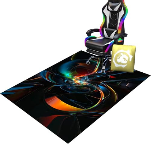 Bodenschutzmatte für Teppiche rutschfest, Rechteckig Bodenmatte, Stuhlunterlage Gaming Bürostuhl Stuhlmatten, Bürostuhl Matte, Schreibtischstuhl Unterlage für Parkett, Laminat, Hartböden 160 x 200 cm