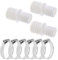 1 Set Schlaucharmaturen Schlauchschellen Schlauchadapter Schlauchumwandlungsadapter Schwimmbadschlauch Zubehör