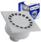 Bodenablauf 150 x 150 mm Vertikal mit Quadratischem Gitter - Garantie 10 Jahre - MADE IN ITALY - MONTERAL
