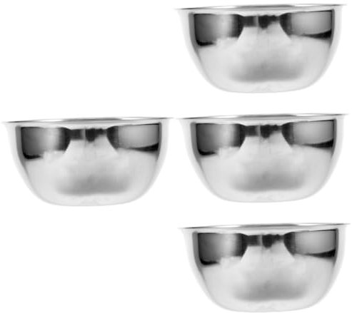 Cabilock 4 Piezas De Acero Inoxidable Taza Para Recoger Arroz Tazón Medidor De Arroz Taza Medidora De Alimentos Secos Taza De Olla Arrocera Taza Medidora De Arroz Jarra Medidora Taza De