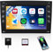 8 Core 2G+64G CAMECHO Android 13 para Renault Megane 2 (2002-2009) con Navi Carplay Android Auto, 7 Pulgadas Pantalla Doble DIN autoradio con Bluetooth5.0 FM/RDS 32EQ DSP SWC