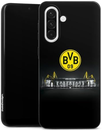 DeinDesign Silikon Hülle kompatibel mit Samsung Galaxy A56 5G Case schwarz Handyhülle BVB Stadion Borussia Dortmund