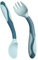 Cuillères Et Fourchettes Bébé - Cuillère Et Fourchette D'apprentissage Pliables - Set Manger Ergonomique Premiers Repas Garçons Filles Sevrage Nourriture Solide Garderie
