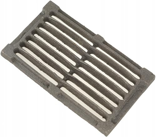 FEINZ Kaminofen-Rost 265x150 mm | Gusseisen, Ersatz-Rost, Kamin, Küchenofen, Holzheizung, massiv, hitzebeständig, passgenauer Einsatz