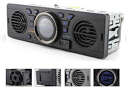BGAZA Car Stereo Radio Remote Contract Multiple EQ MP3/WMA/WAV Player 1 2V MP3 Spieler FM/SD/USB/AUX Bluetooth Audio Stereo(AV252)