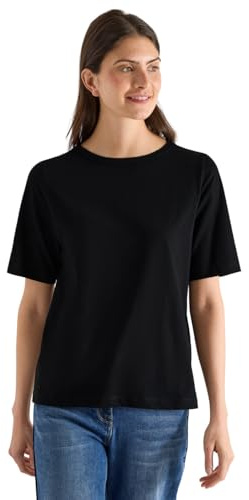 Damen Kurzarm T-Shirt mit U-Boot-Ausschnitt