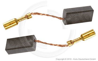 2x Kohlebürsten Kohlestifte Kohlen für AEG 5x8x15 mm bspz-100