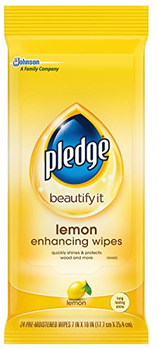 Pledge Lemon Wipes, 24 Count by Pledge