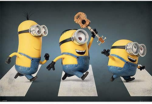 Minions Abbey Road Poster. Offiziell lizenziert