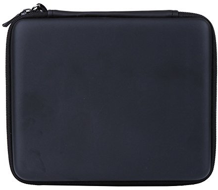 Demiawaking Eva Lagerung Reißverschluss Tasche Schutzhülle Abdeckungs Haut Gehäuse Deckel für Nintendo 2DS (Schwarz)