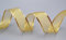 Dekoband „ Lux“ Gold 3 m x 25 mm Schleifenband Geschenkband mit Draht Drahtkantenband Deko Weihnachten metallisch mit Glanz elegant golden Christmas Ribbon metallic