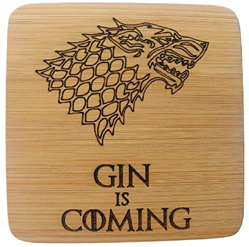 Gin is Coming GoT inspiriert Untersetzer Getränke Matte