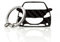 BlackStuff Porte-Clés en Fibre de Carbone Compatible avec 208 2012-2015 Voiture