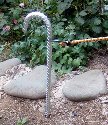 4 x Zeltheringe (Ø:12mm) XXL 50cm lang extrem stabil Bodenanker Erdspieße Bauanker